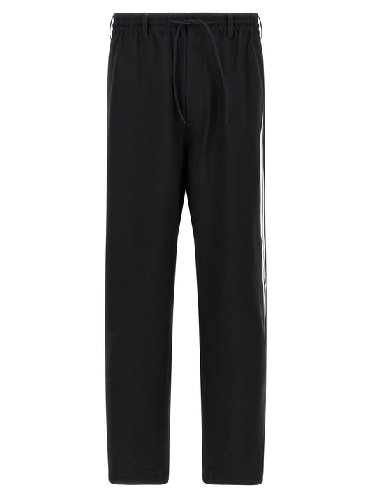 Y-3 3-Stripes Joggers — Trousers for Men, White/Black