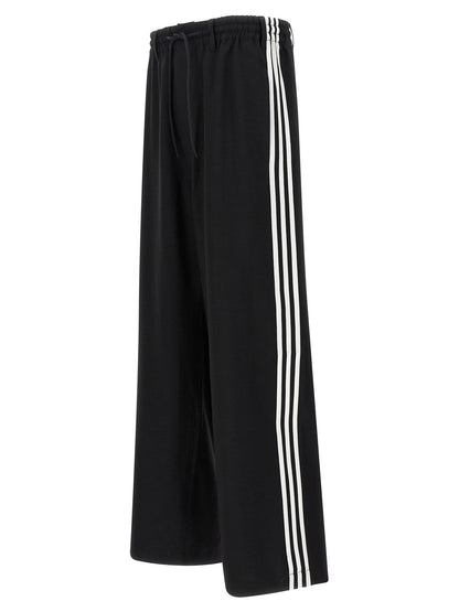 Y-3 3-Stripes Joggers — Trousers for Men, White/Black