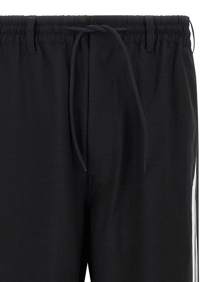 Y-3 3-Stripes Joggers — Trousers for Men, White/Black