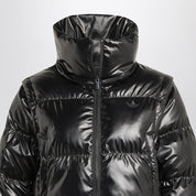 adidas Originals Shiny black convertible cropped puffer jacket