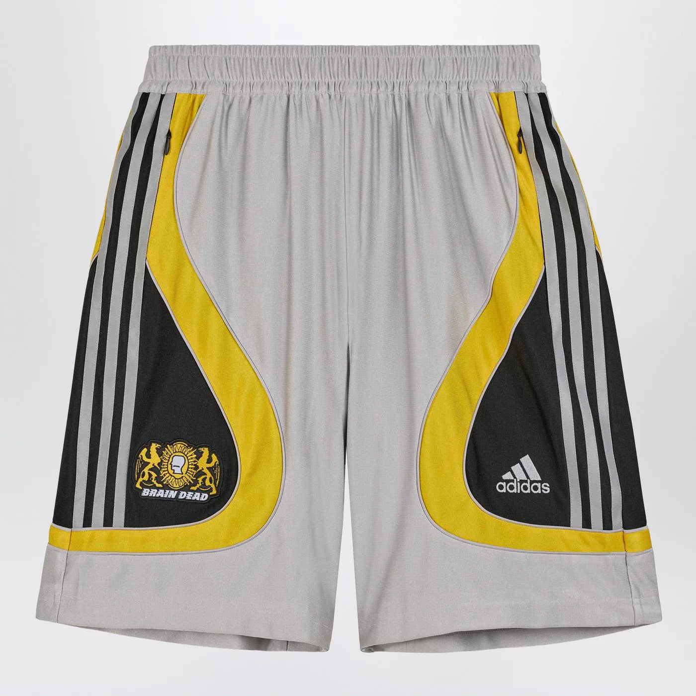 adidas x Brain Dead Silver Metallic Shorts — Men