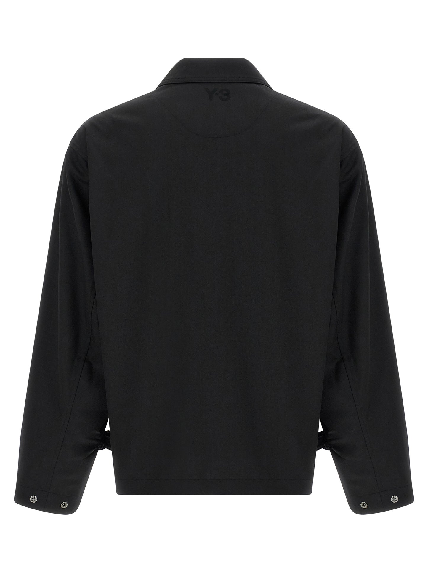 Y-3 Bluson Overshirt Jacket for Men — Black, FW25