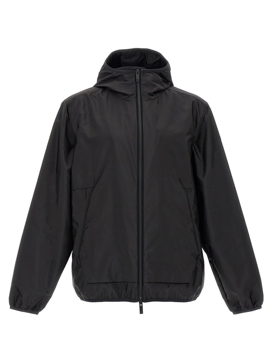 Moncler Granier Raincoat Jacket — Men’s Black, Water-Repellent