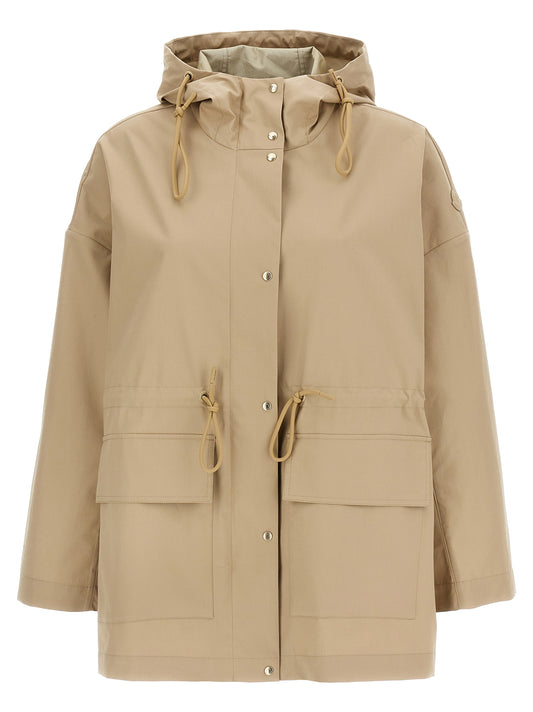 Moncler Gaillon Parka Jacket — Women's Beige Parka