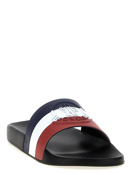 Moncler Basile Slides — Men's Black Sandals
