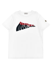 Moncler Enfant Onda T-shirt — Kids Topwear, White