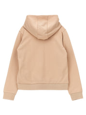 Moncler Enfant Pink Embroidered Hoodie for Girls