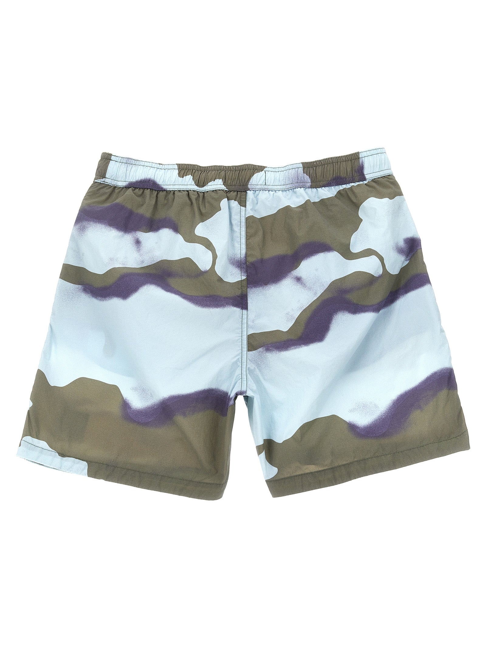 Stone Island Junior Swim Shorts – Logo Patch Multicolor