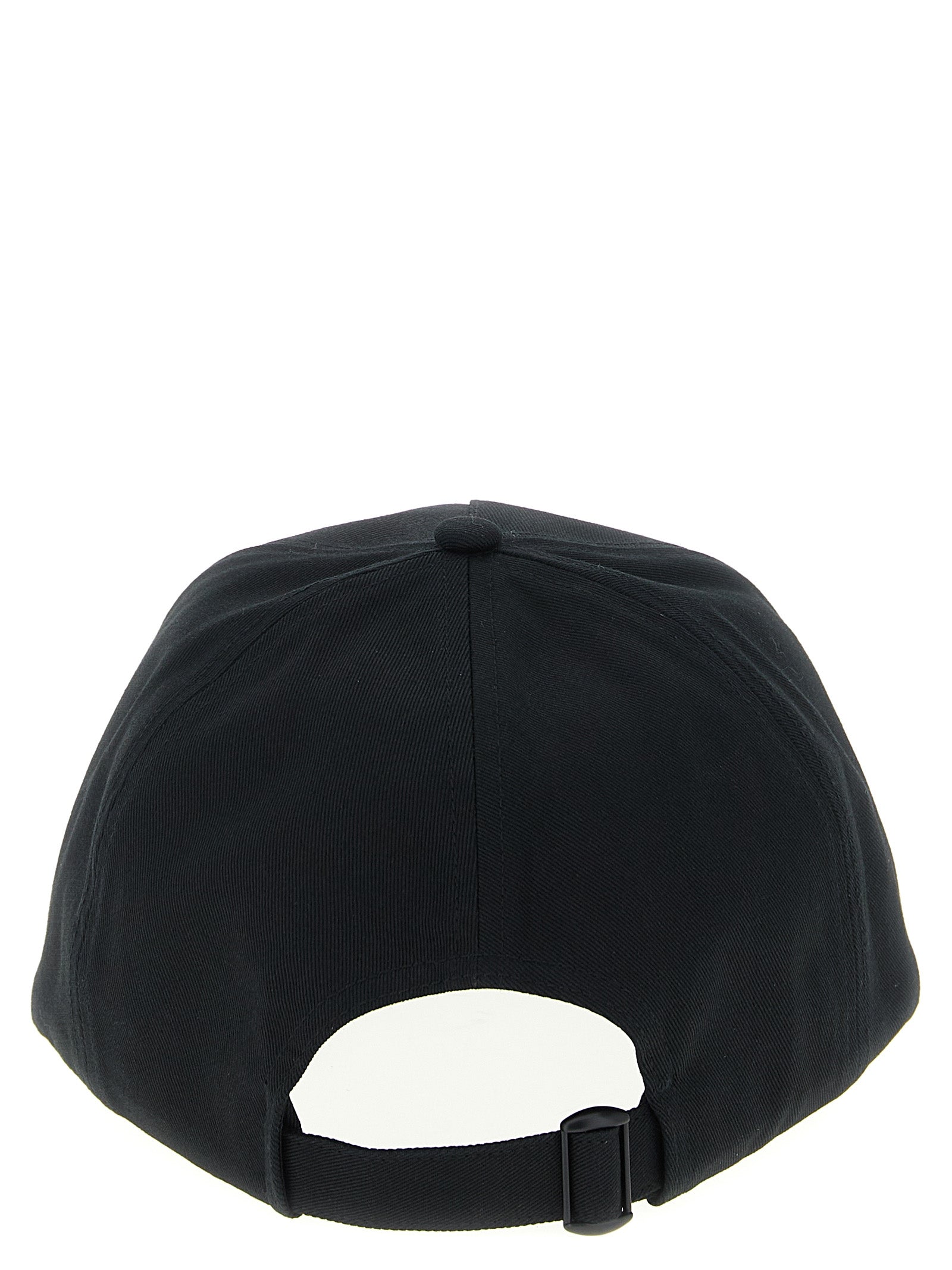 Moncler Baseball Cap Hat — Men's Black Cotton Cap