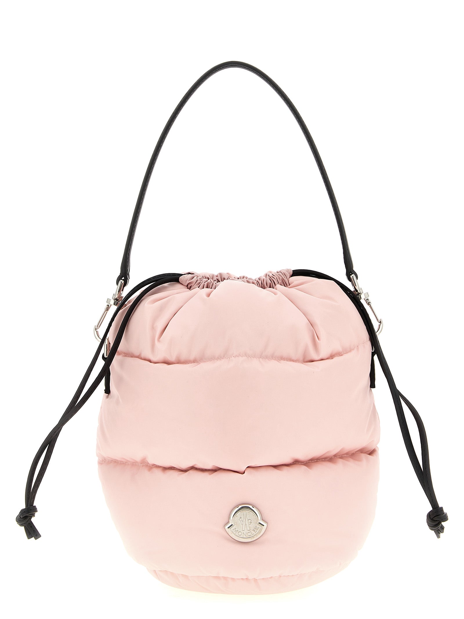 Moncler Caradoc Bucket Bag – Pink Quilted Handbag | Aumifour