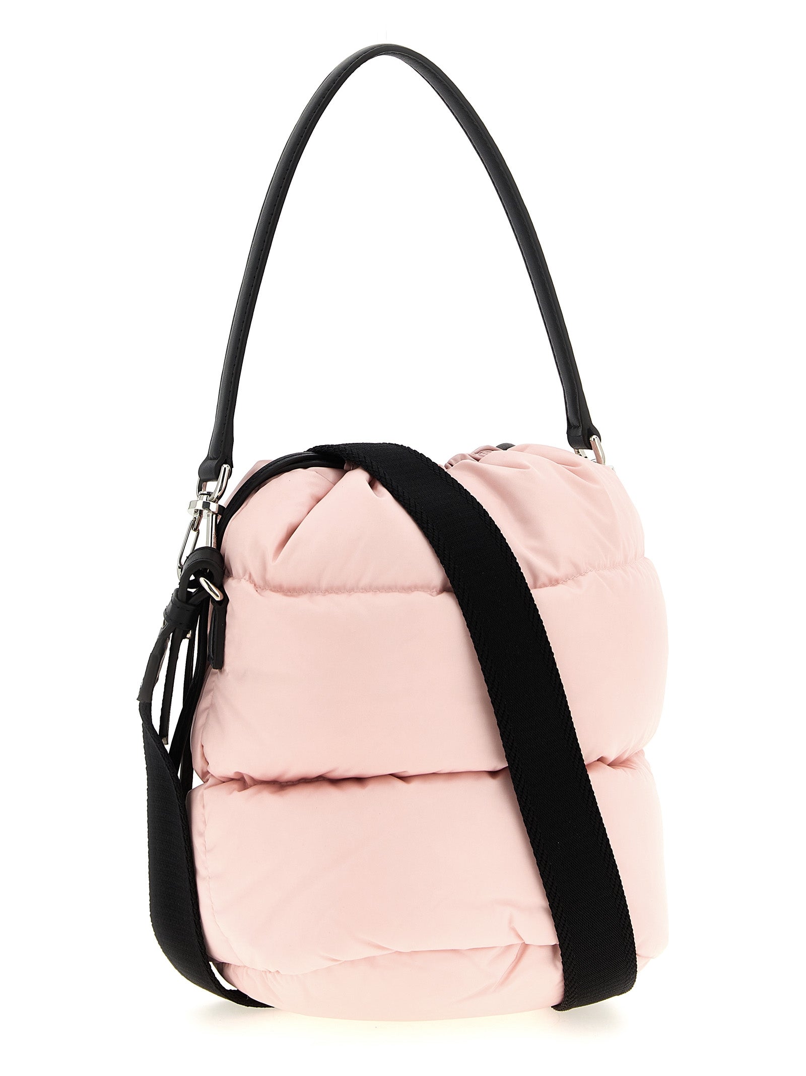 Moncler Caradoc Bucket Bag – Pink Quilted Handbag | Aumifour