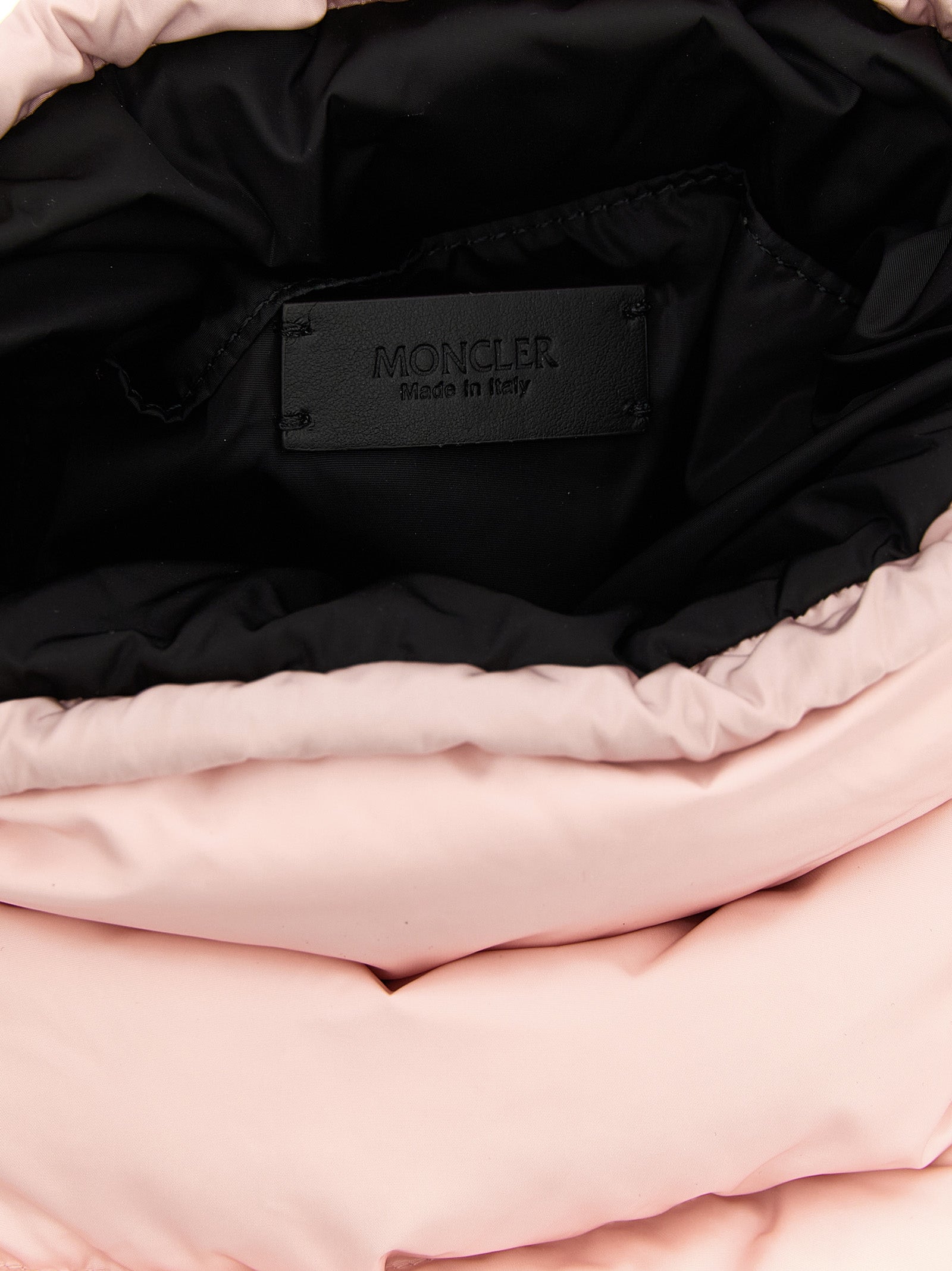 Moncler Caradoc Bucket Bag – Pink Quilted Handbag | Aumifour