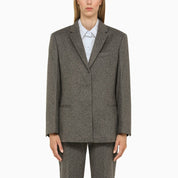 Calvin Klein Grey Wool Tailored Jacket