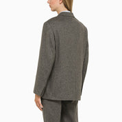 Calvin Klein Grey Wool Tailored Jacket