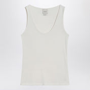Calvin Klein Ivory ribbed tank top