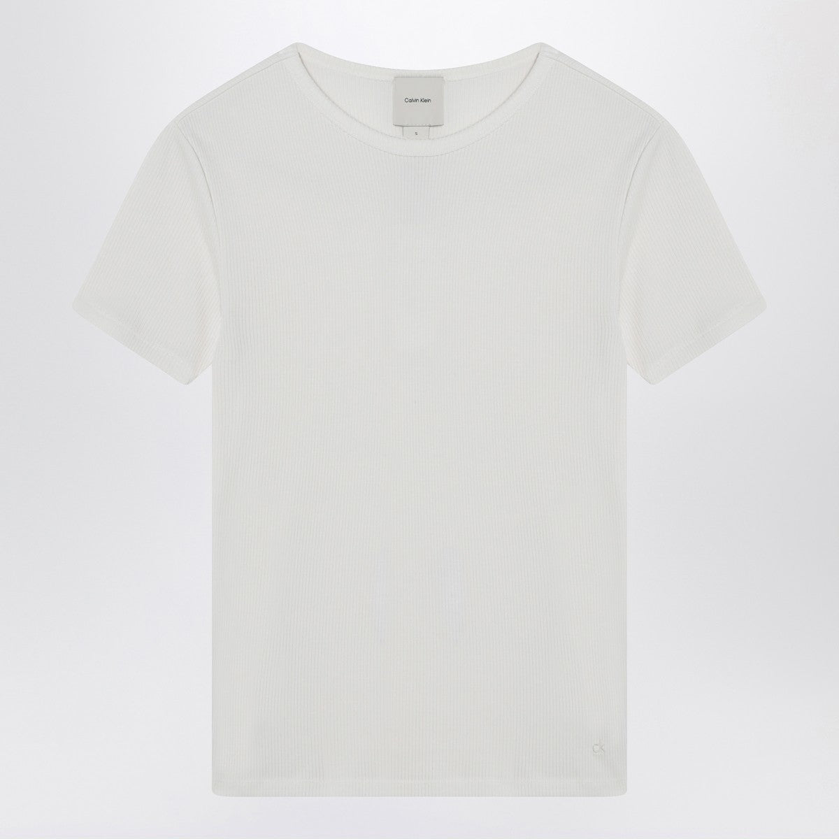 Calvin Klein White ribbed T-shirt