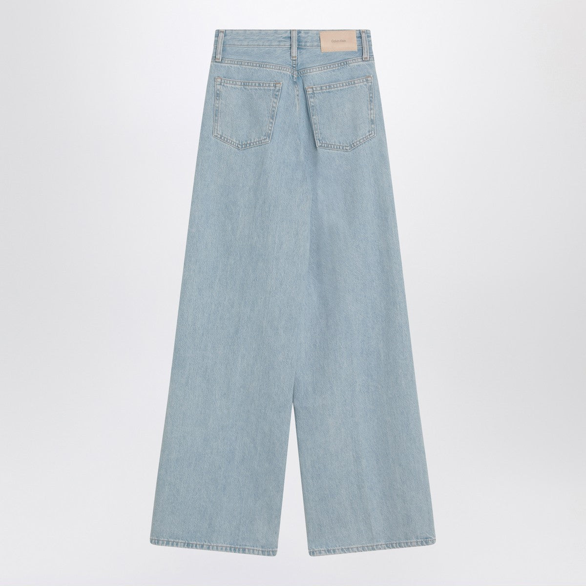 Calvin Klein Wide blue jeans in cotton denim