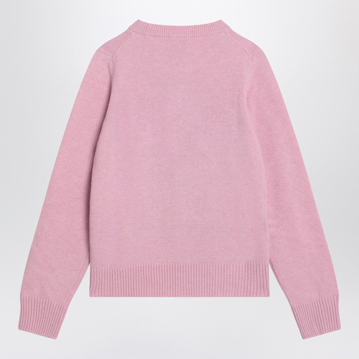 Pink poodle sweater — Ganni wool blend knitwear