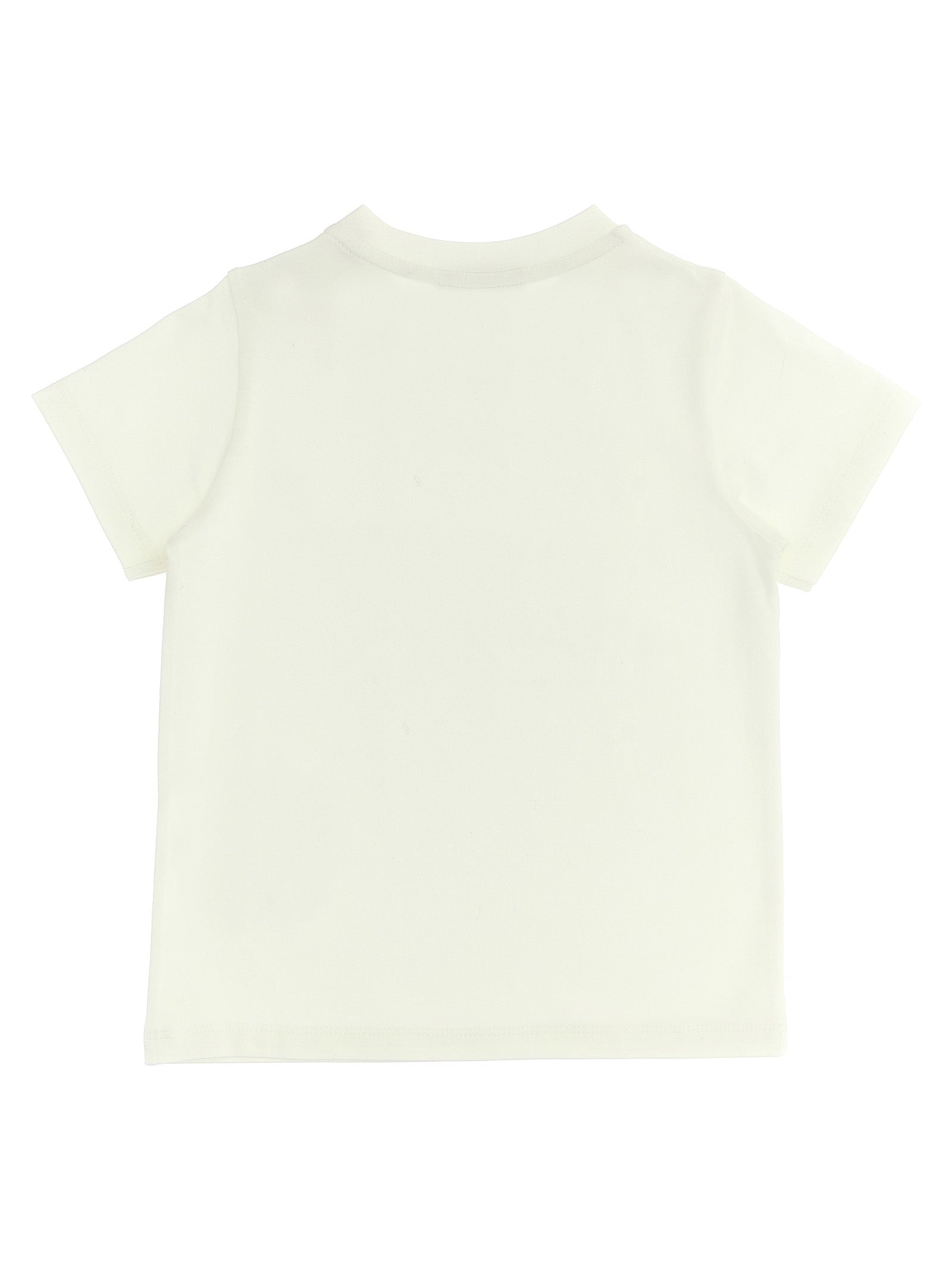 Moncler Enfant Logo T-shirt — Kids Topwear, White/Black