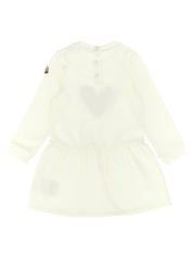 Moncler Enfant Printed Dress for Girls - White, FW25