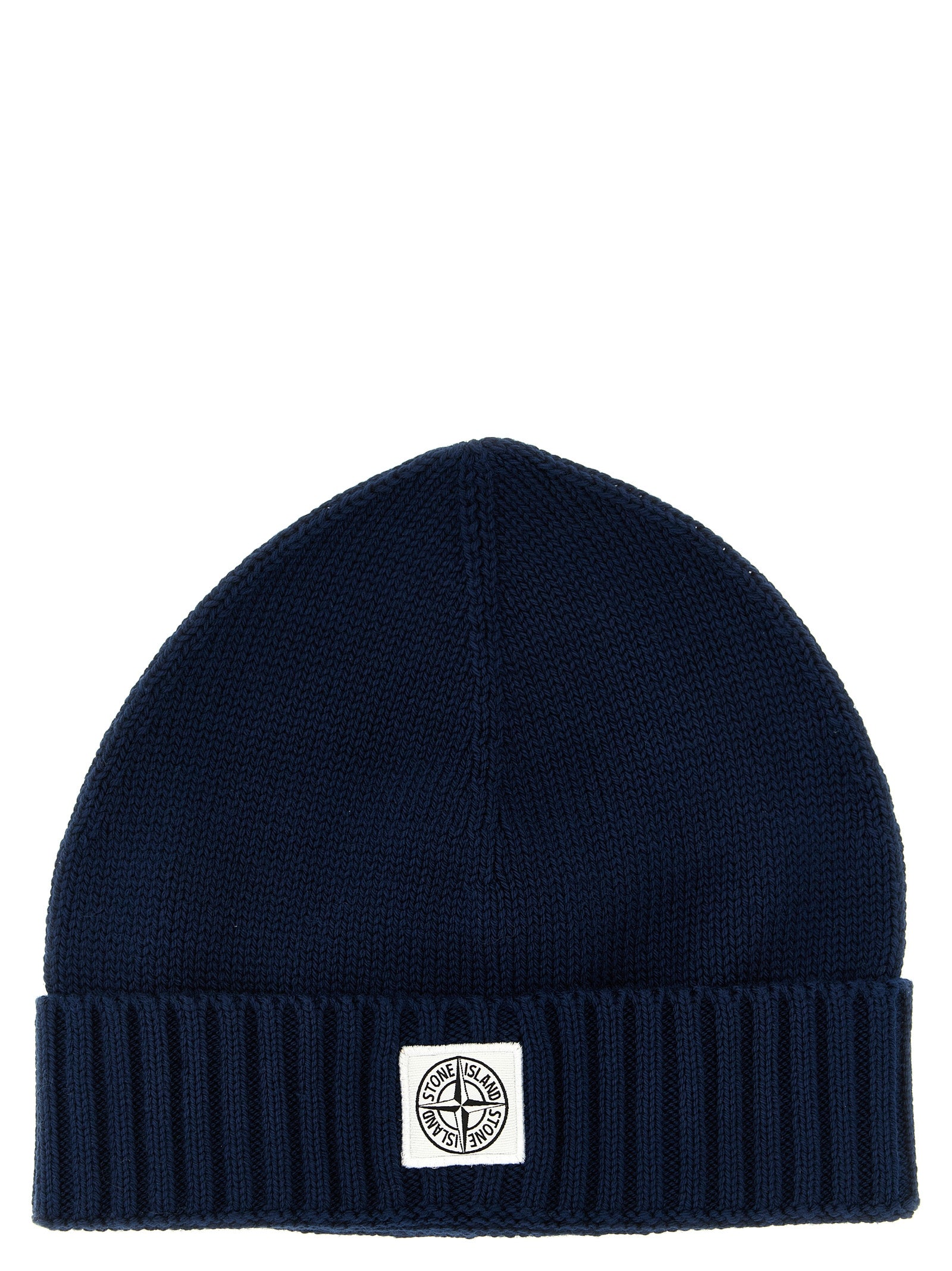 Stone Island Junior Beanie - Logo Patch Blue | Aumifour