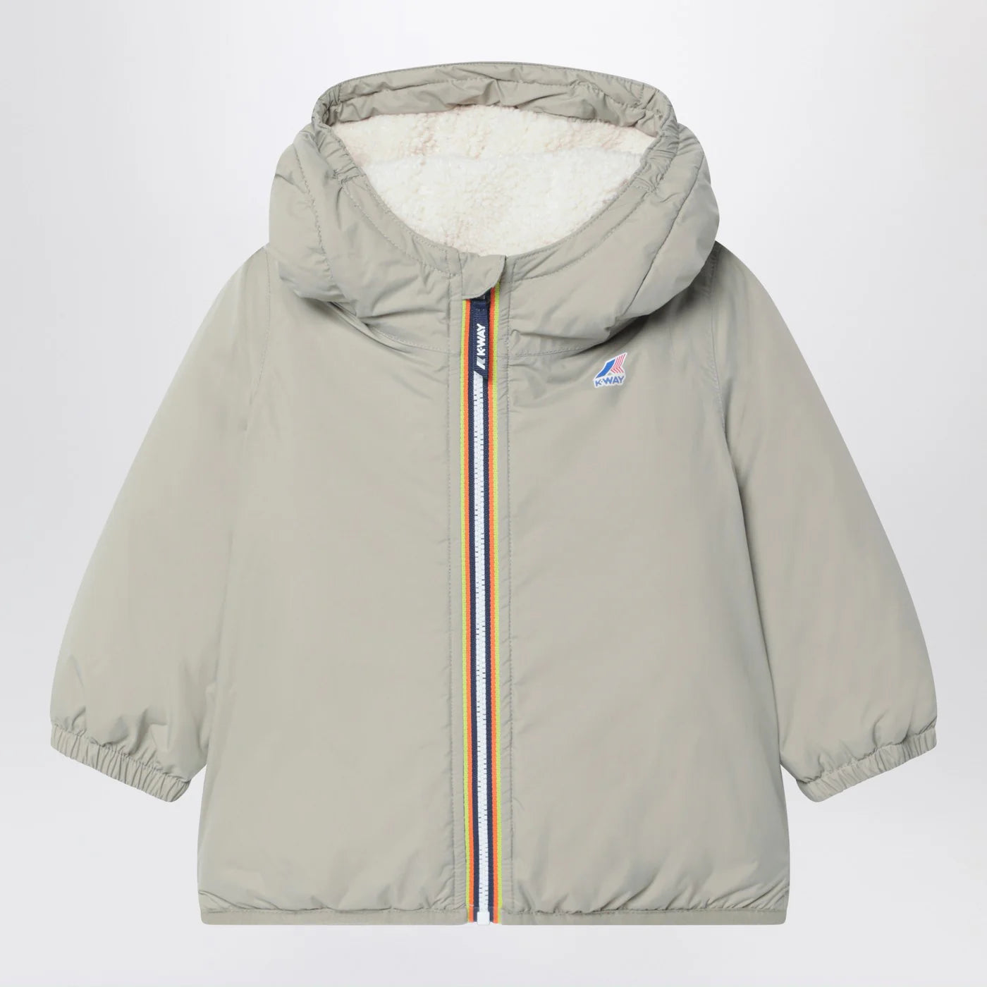 K-Way Le Vrai 4.0 Claudine Orsetto jacket in Green Oak