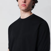 JOHN SMEDLEY Kempton black cotton sweater