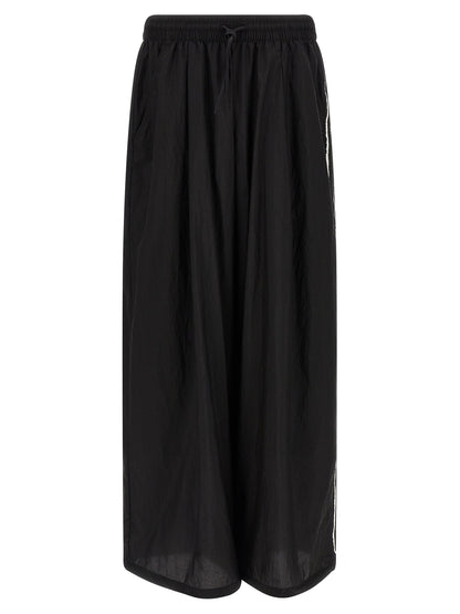 Y-3 Raw Edge 3 Stripe Wide Joggers — Trousers for Women