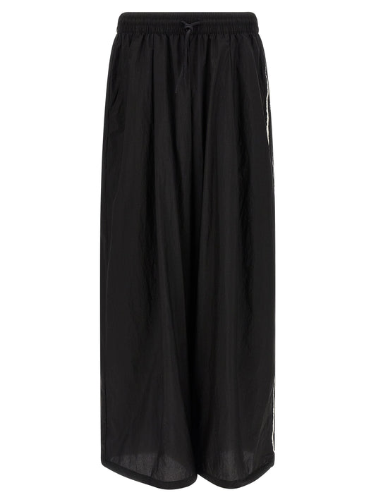 Y-3 Raw Edge 3 Stripe Wide Joggers — Trousers for Women
