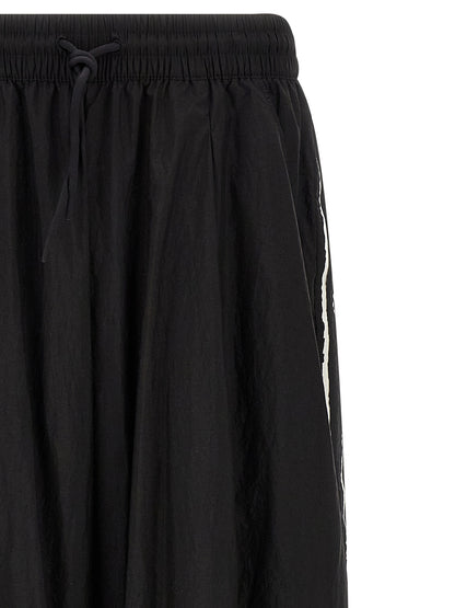 Y-3 Raw Edge 3 Stripe Wide Joggers — Trousers for Women