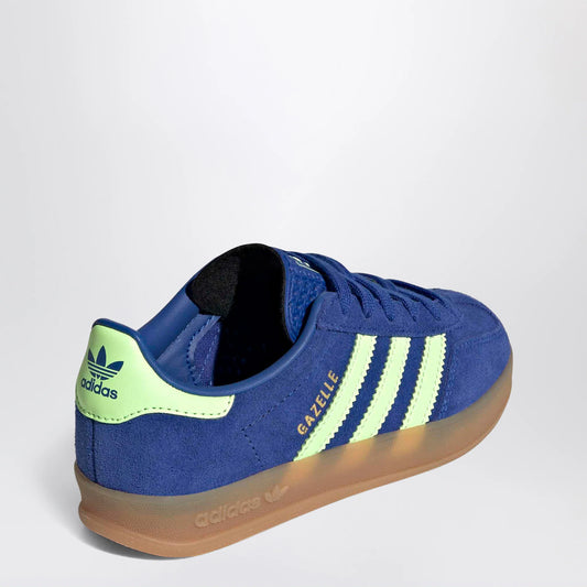 adidas Originals Gazelle sneakers in Royal Blue/Green Spark