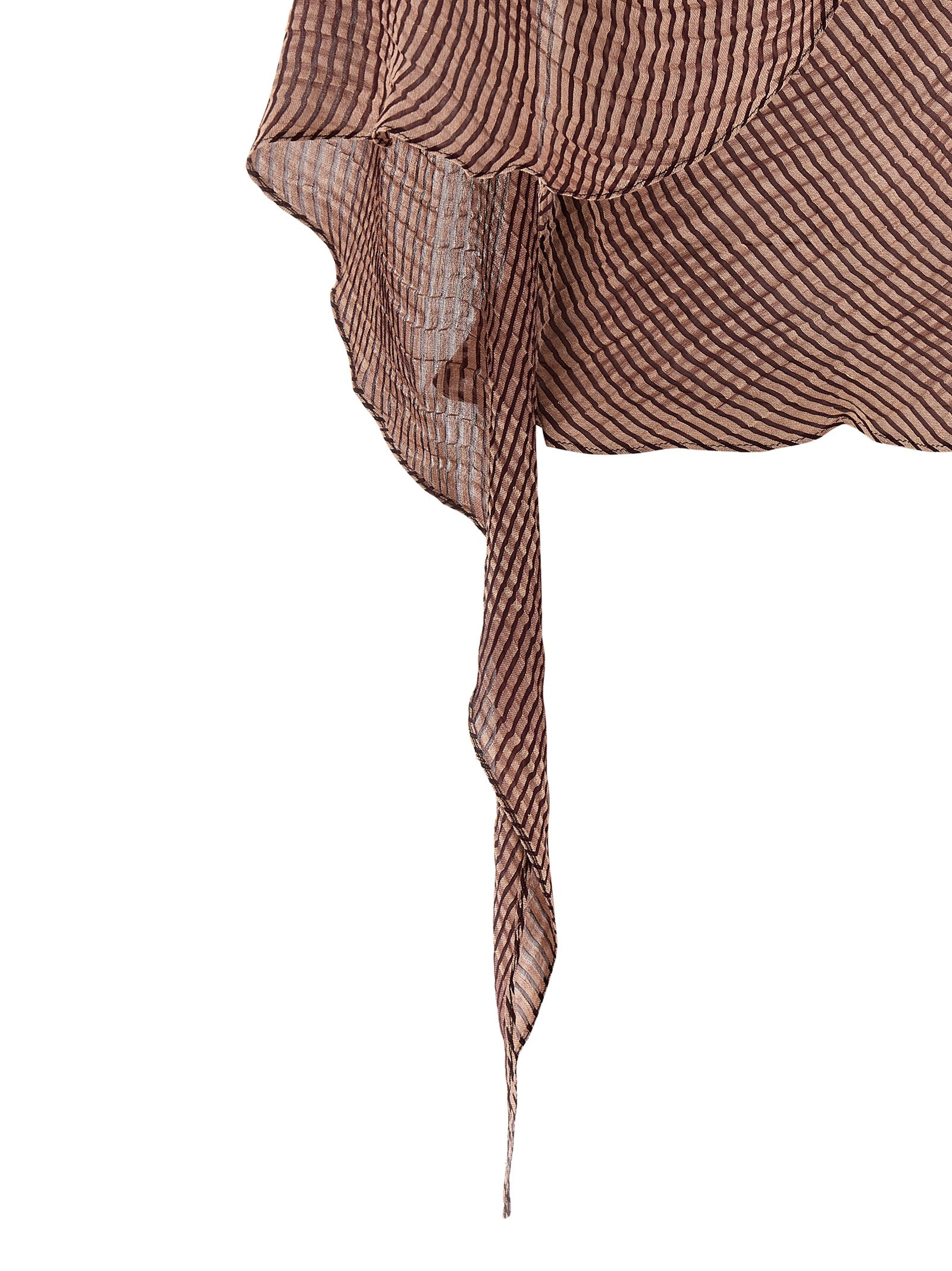 Kiko Kostadinov Plexus Blouse — Women's Bordeaux Shirt