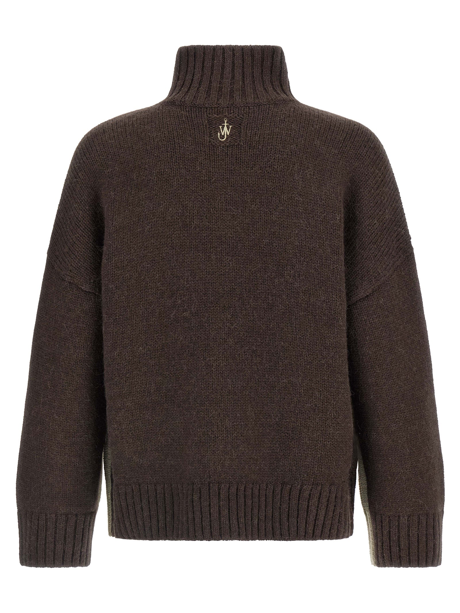J.w.anderson Two Tone Patch Pocket Sweater — Knitwear