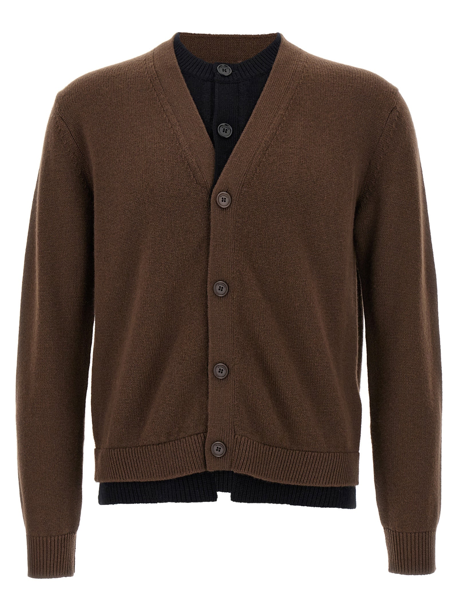 J.w.anderson Contrast Layered Cardigan