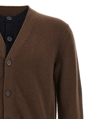 J.w.anderson Contrast Layered Cardigan