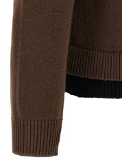 J.w.anderson Contrast Layered Cardigan