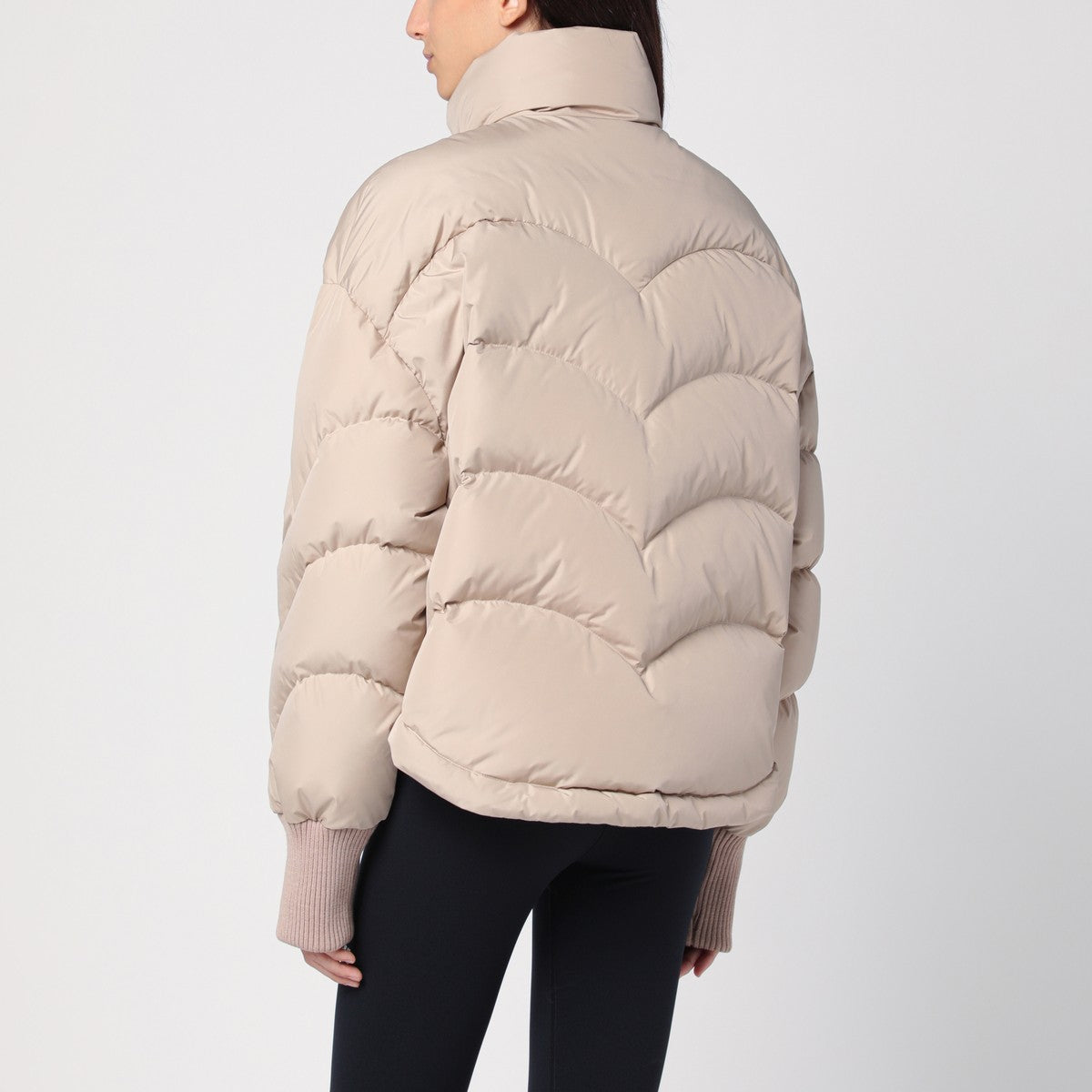 Khrisjoy Beige Corazon padded jacket