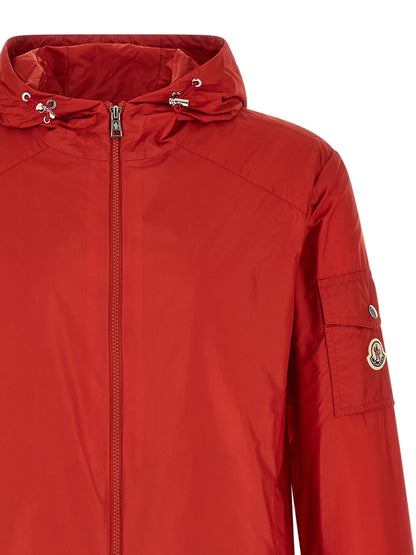 Moncler Etiache Jacket — Men's Red Jacket, Waterproof