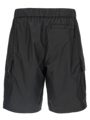 Moncler Ripstop Bermuda Shorts — Men's Black