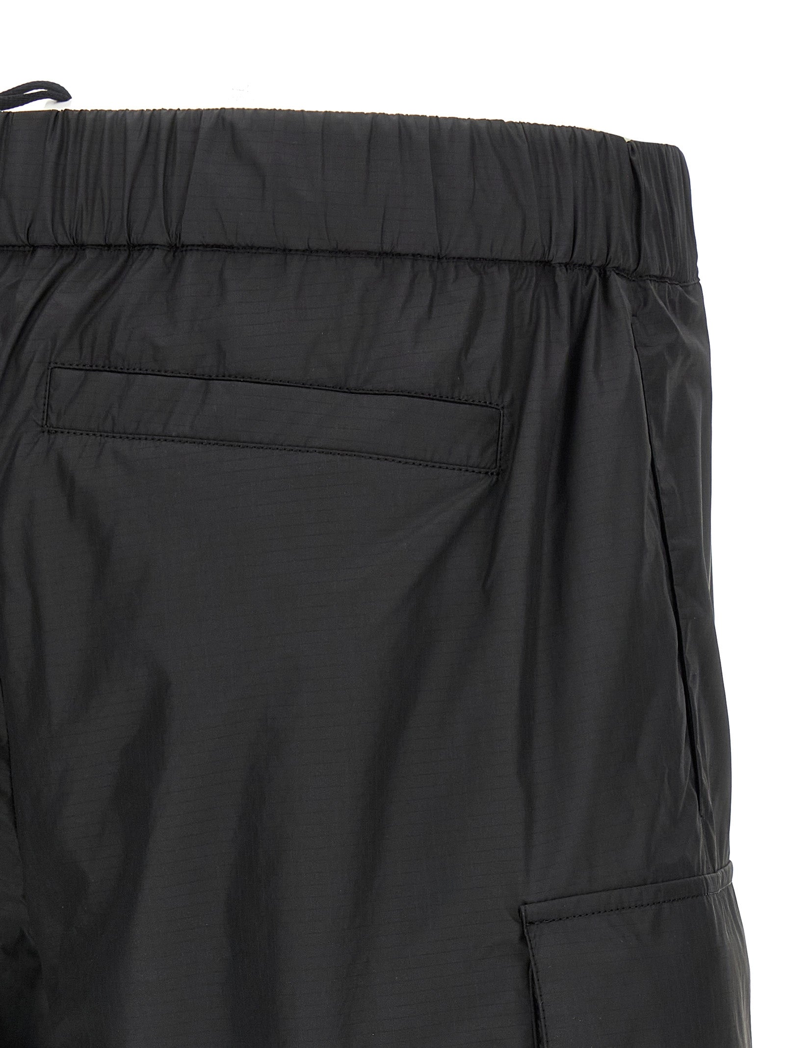 Moncler Ripstop Bermuda Shorts — Men's Black