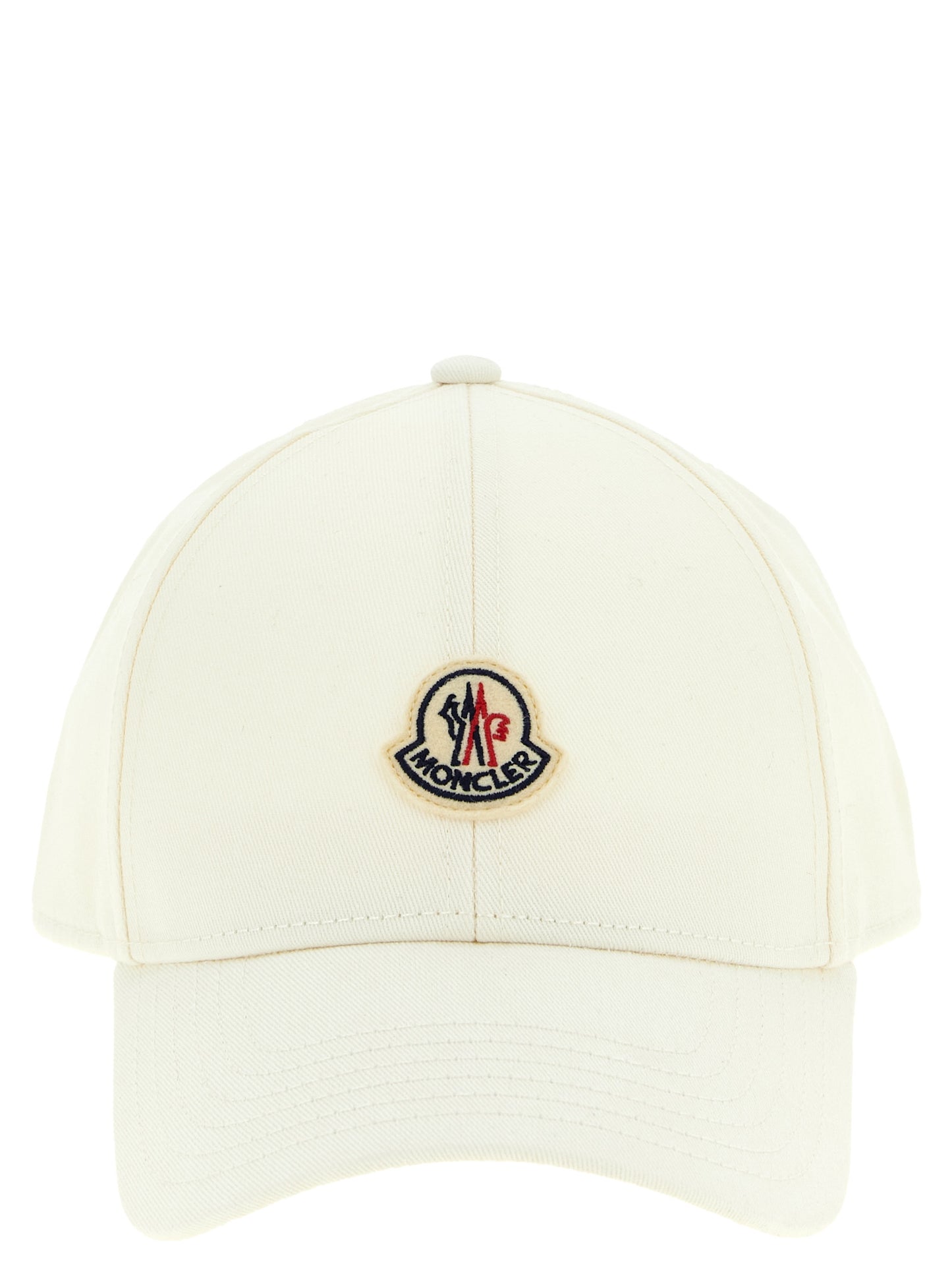 Moncler Logo Patch Cap — Men's Cotton Baseball Cap