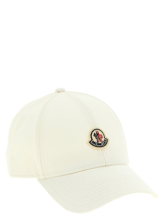 Moncler Logo Patch Cap — Men's Cotton Baseball Cap