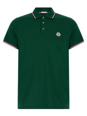 Moncler Tricolor Detail Polo Shirt