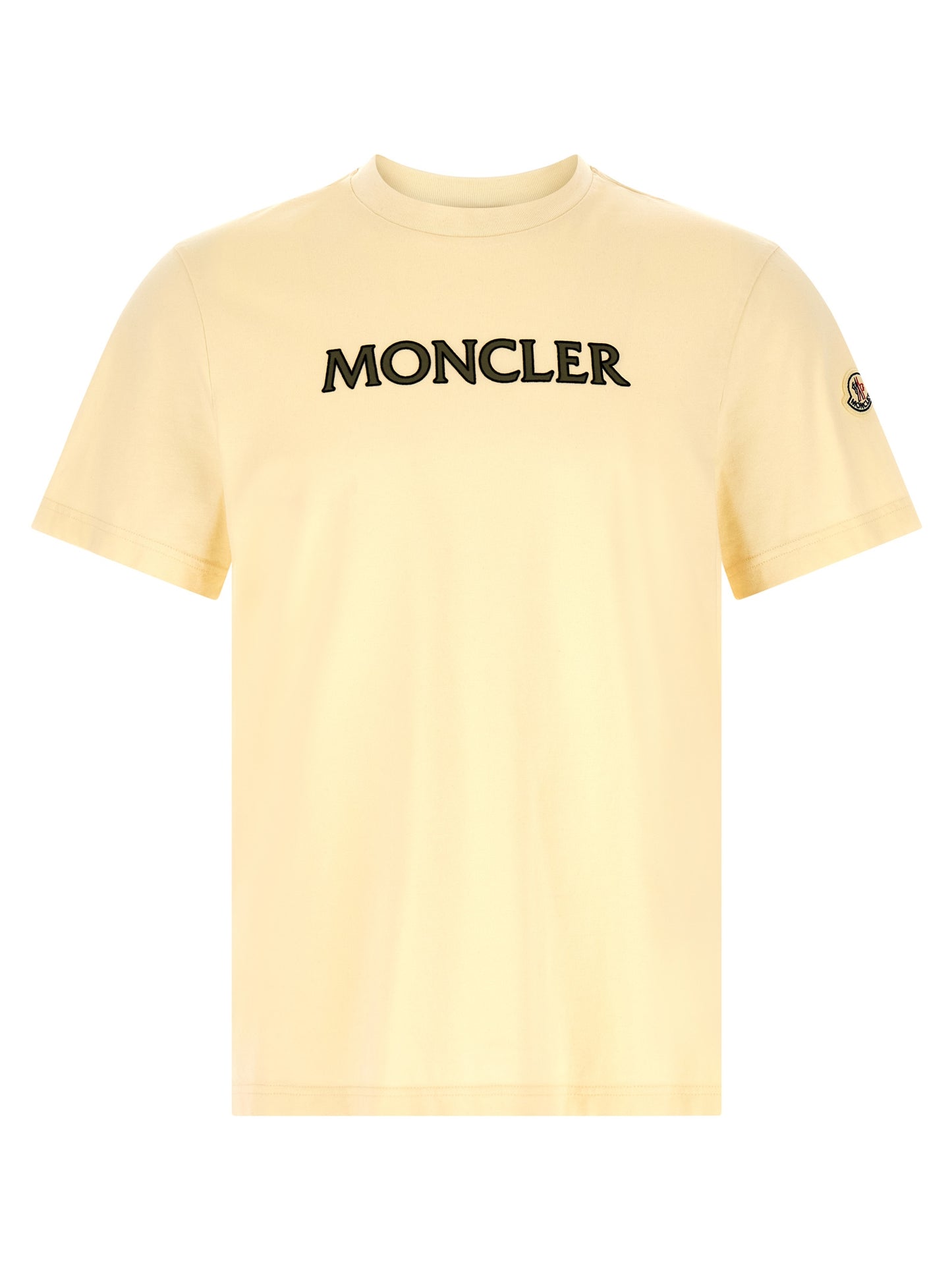 Moncler Flocked Logo T-shirt for Men — Topwear