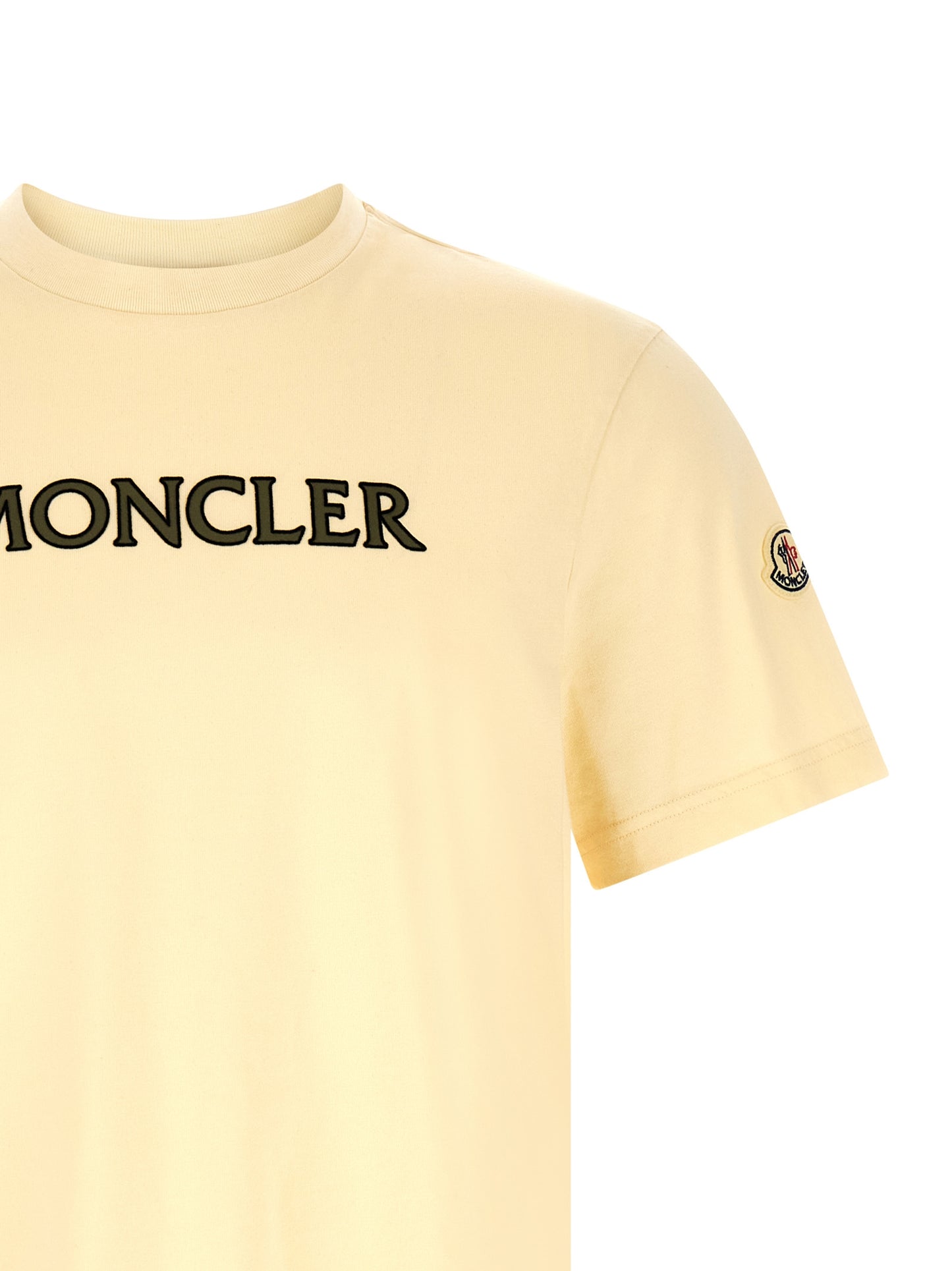 Moncler Flocked Logo T-shirt for Men — Topwear