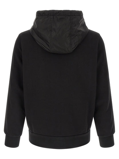 Moncler Cotton Hoodie for Men — Black Topwear