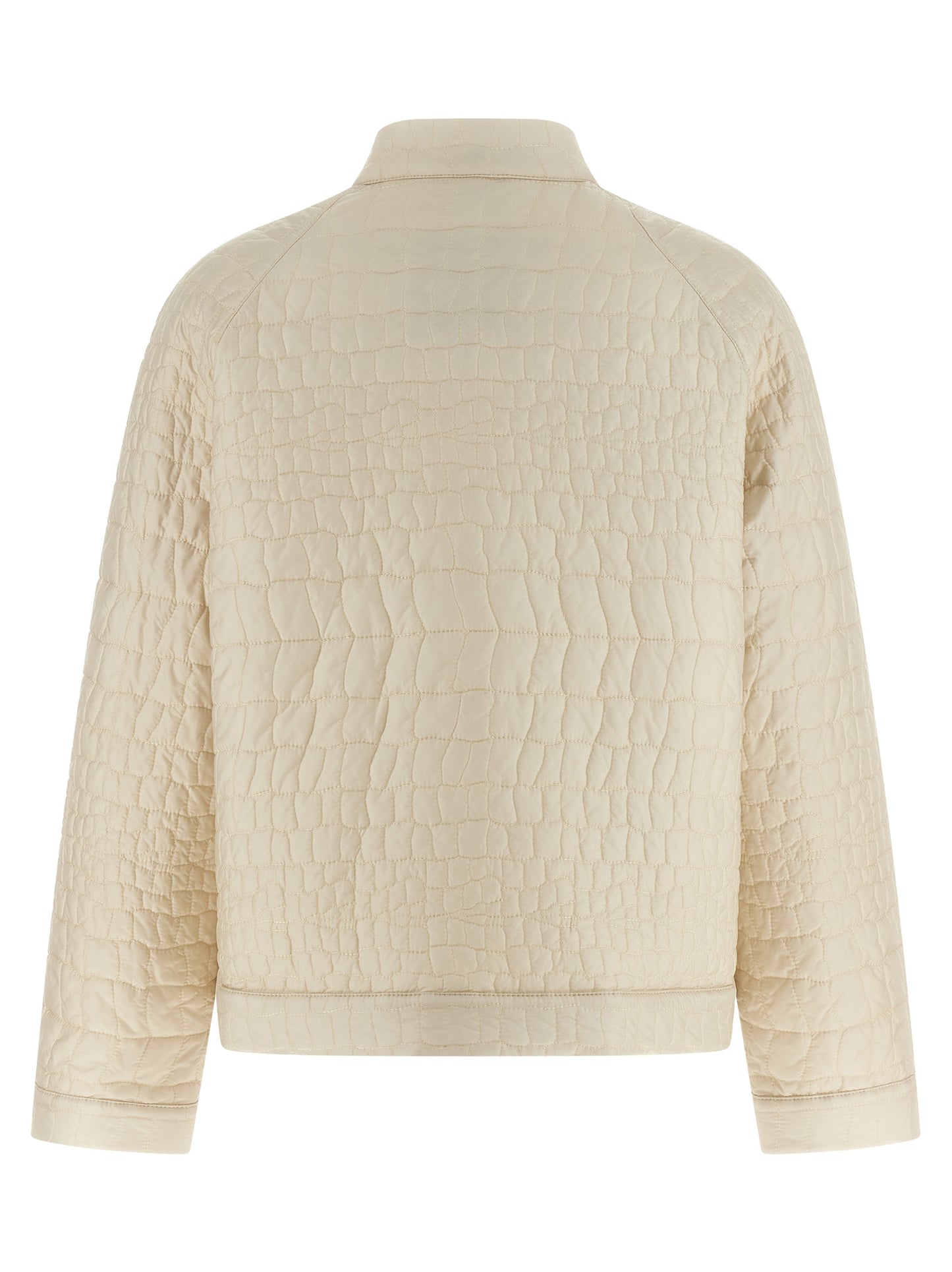 Moncler Aubrietaa Down Jacket — Women's Beige Puffer