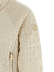 Moncler Aubrietaa Down Jacket — Women's Beige Puffer