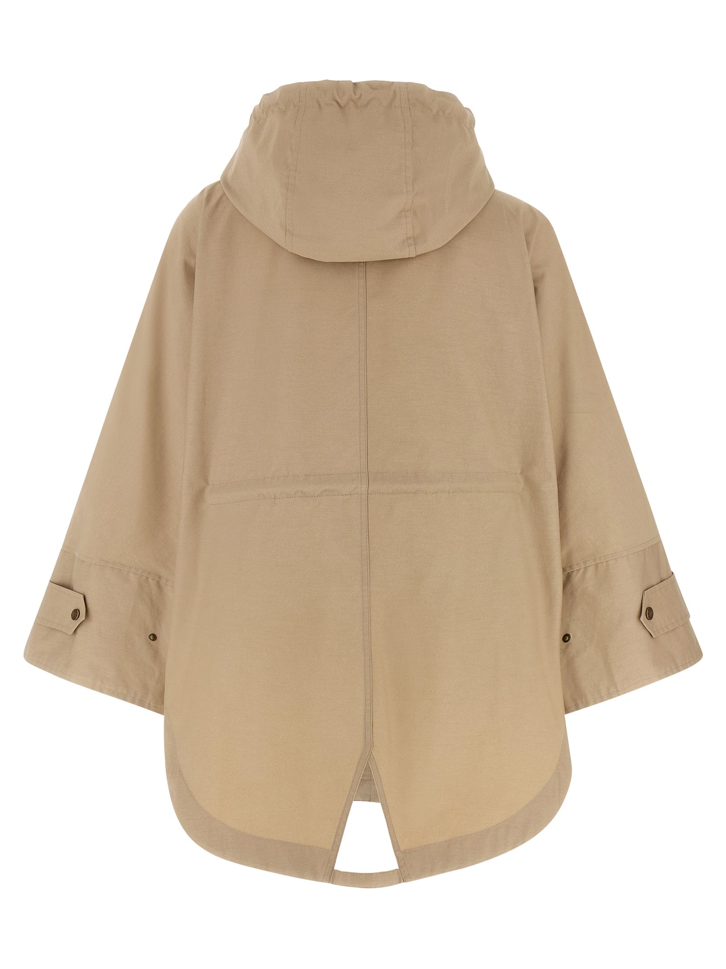 Moncler Brunnera Parka Jacket — Women's Beige Oversize