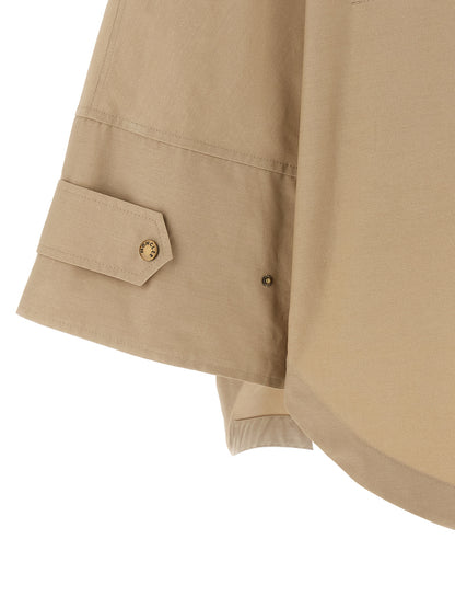 Moncler Brunnera Parka Jacket — Women's Beige Oversize